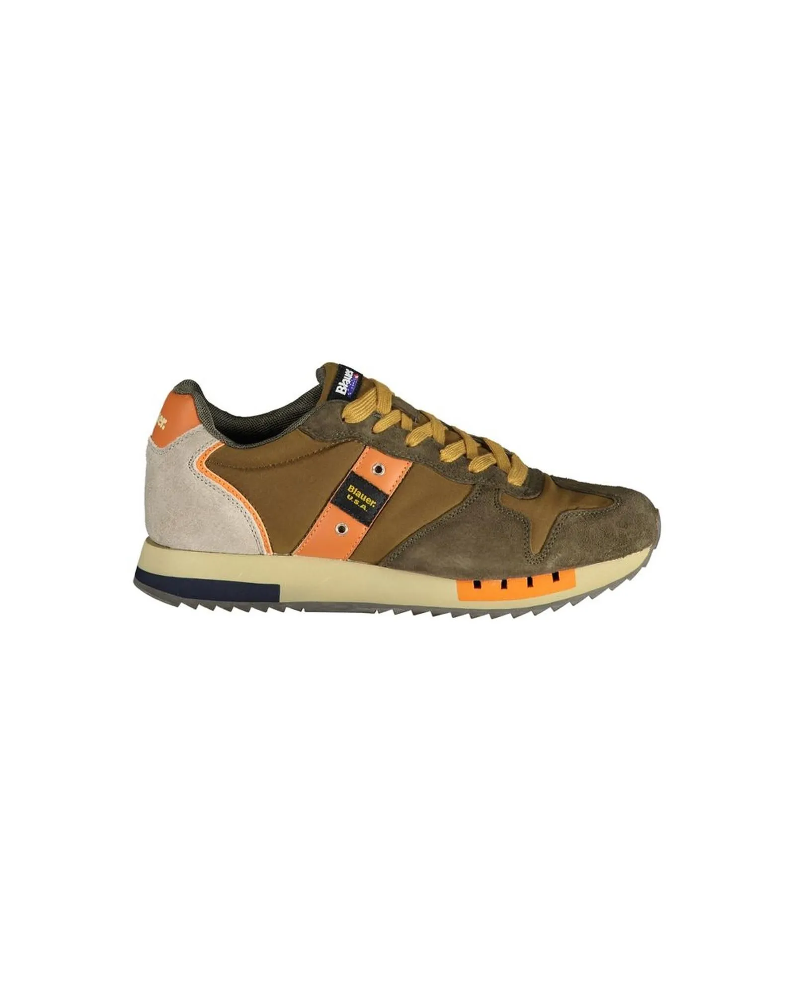 Olive Suede Sneakers USA Model- Brown