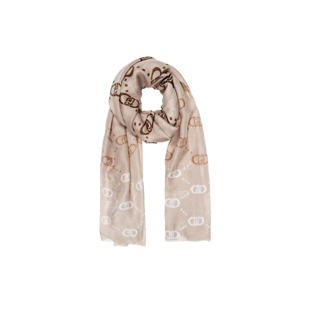 Coloured Pattern Polyester Scarf- Pink Scarves
