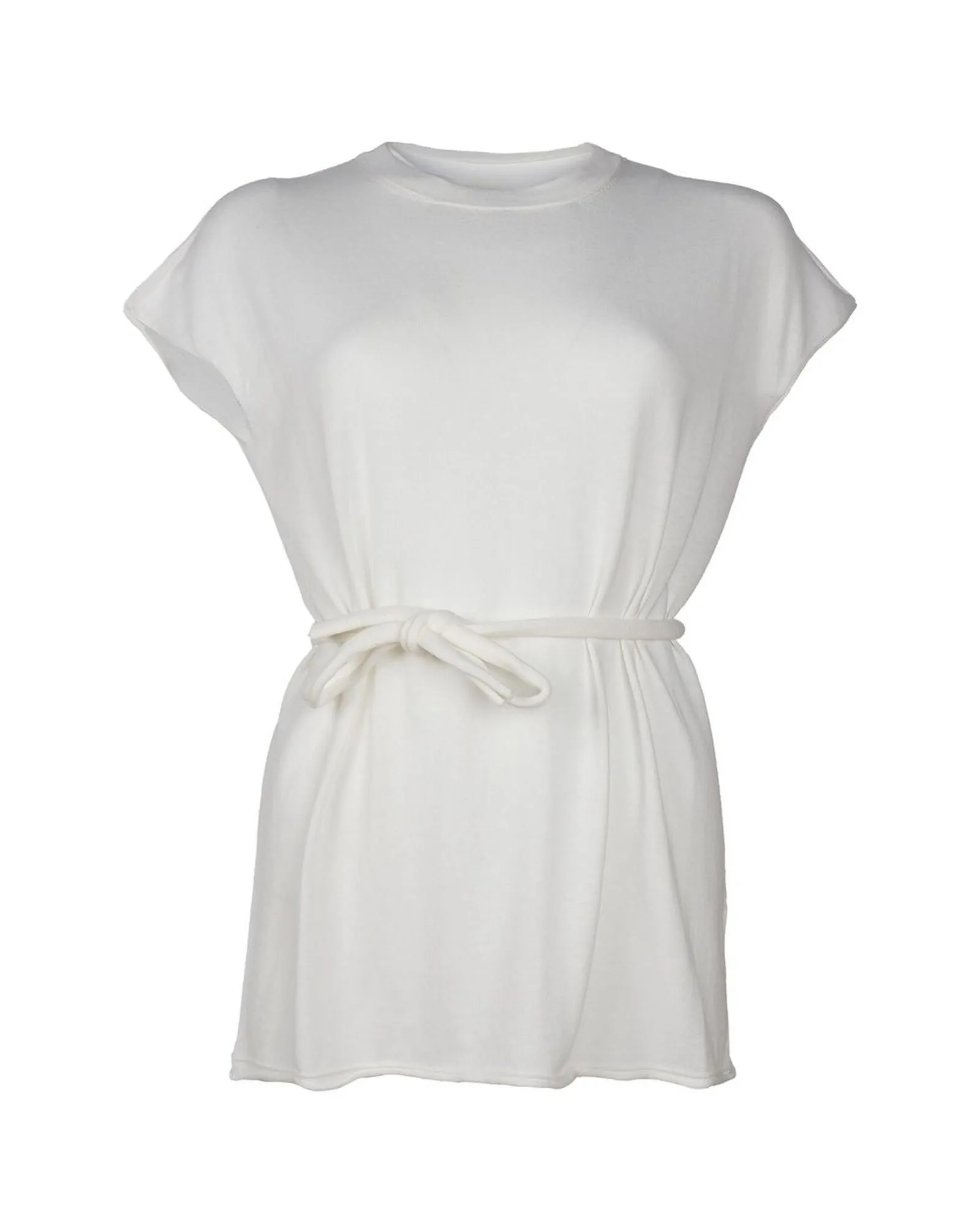 Cotton Mini Dress Relaxed Fit- White Dresses