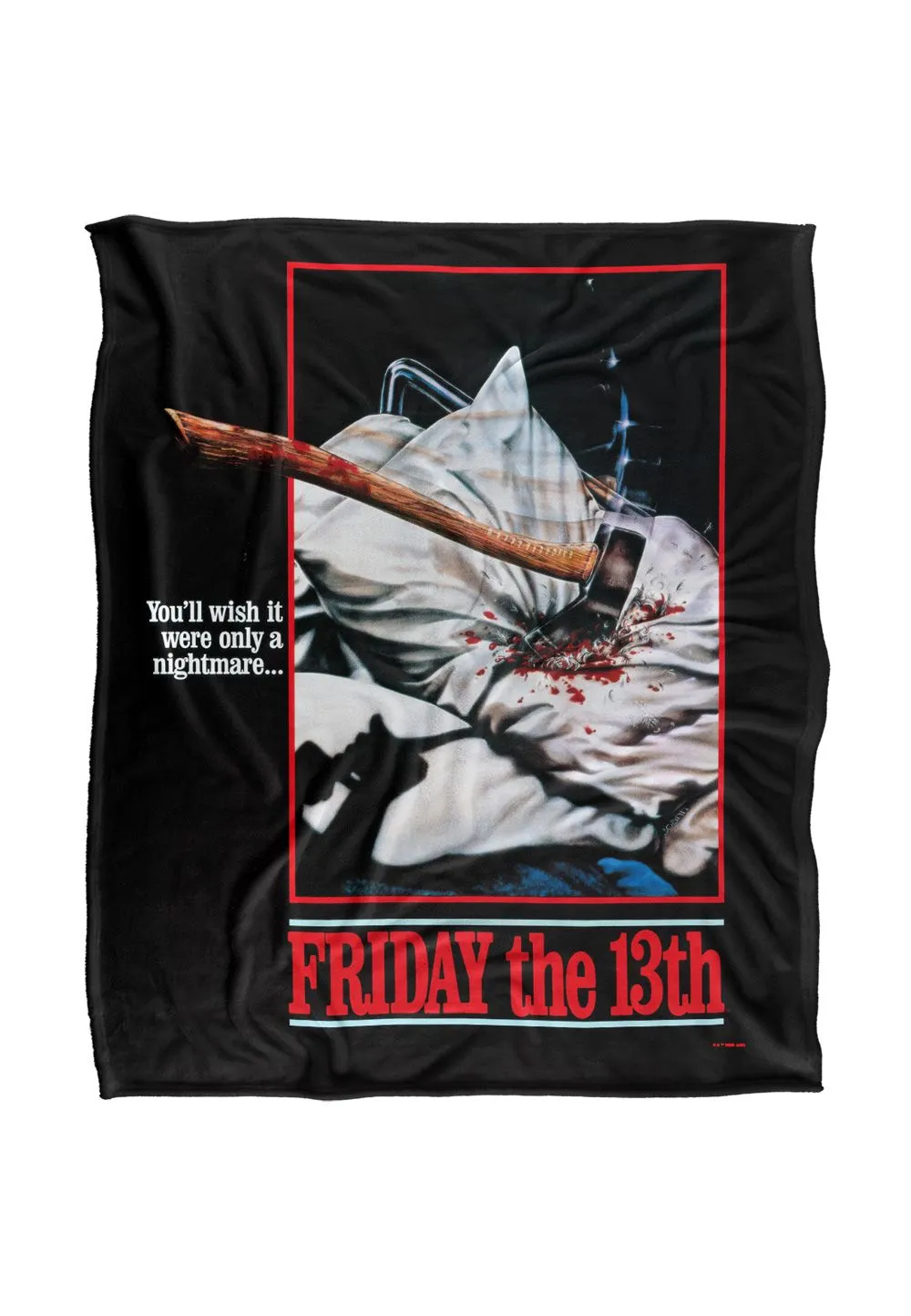 Friday The 13Th Blanket, 152x127 cm Pillow Axe Poster Silky Touch Super Soft Throw Blanket