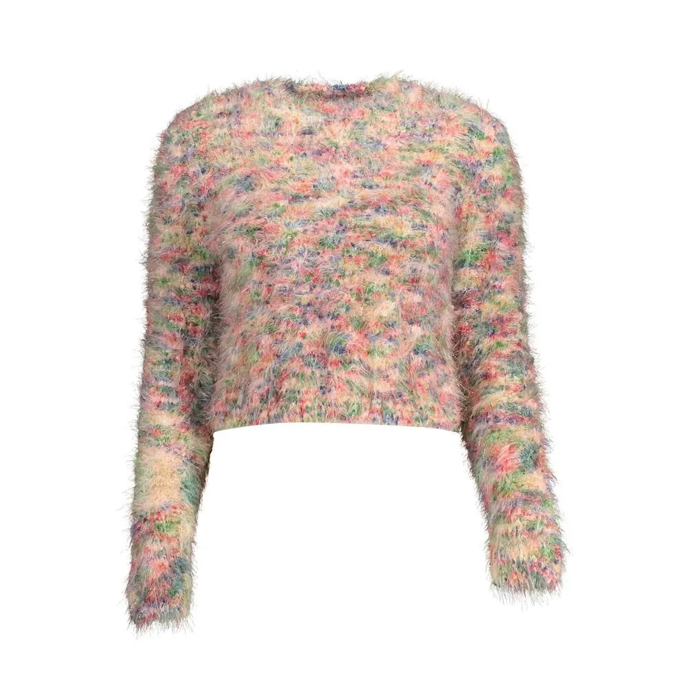 Fuzzy Knit Sweater Multicolor