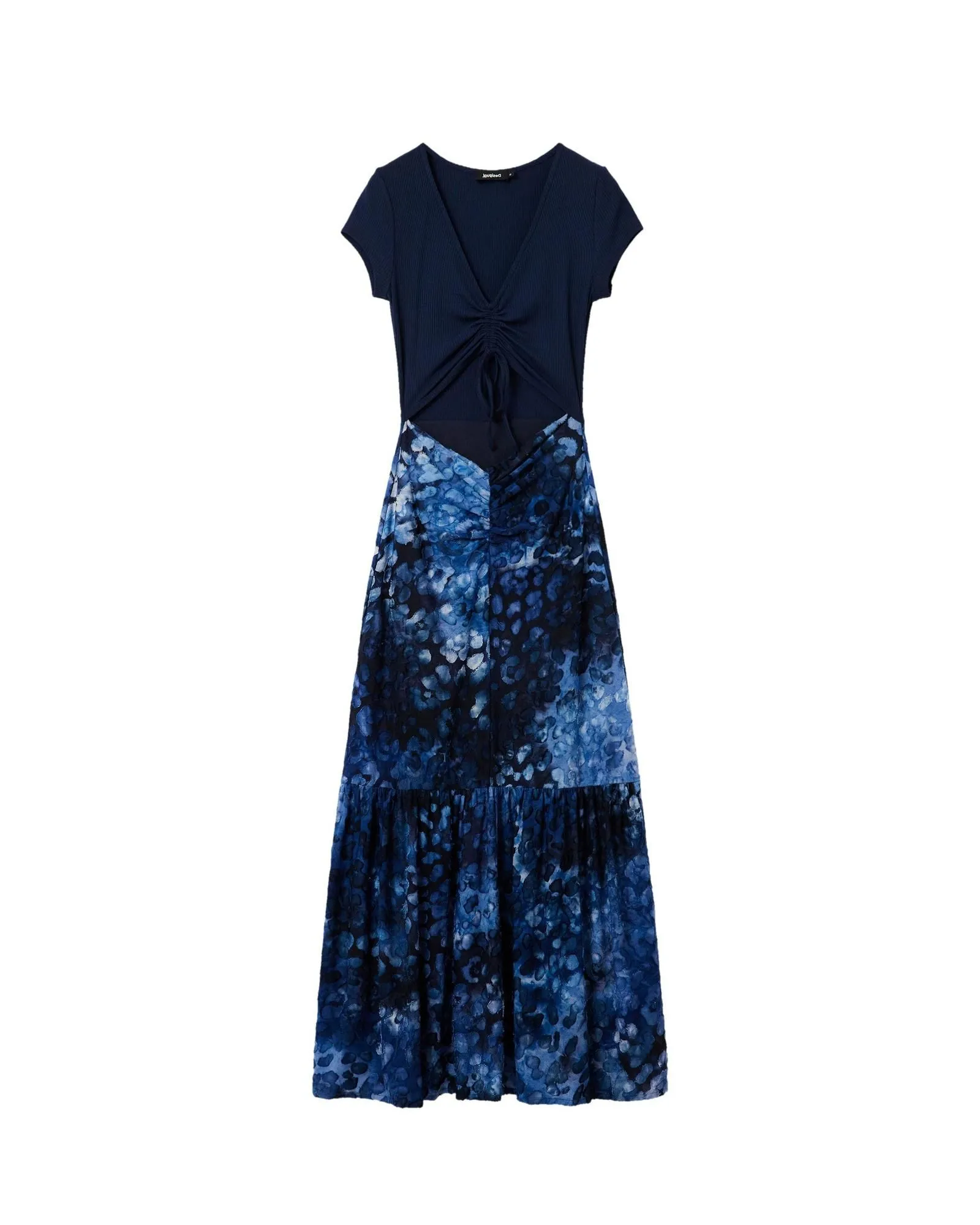 V-Neck Short Sleeve Dress