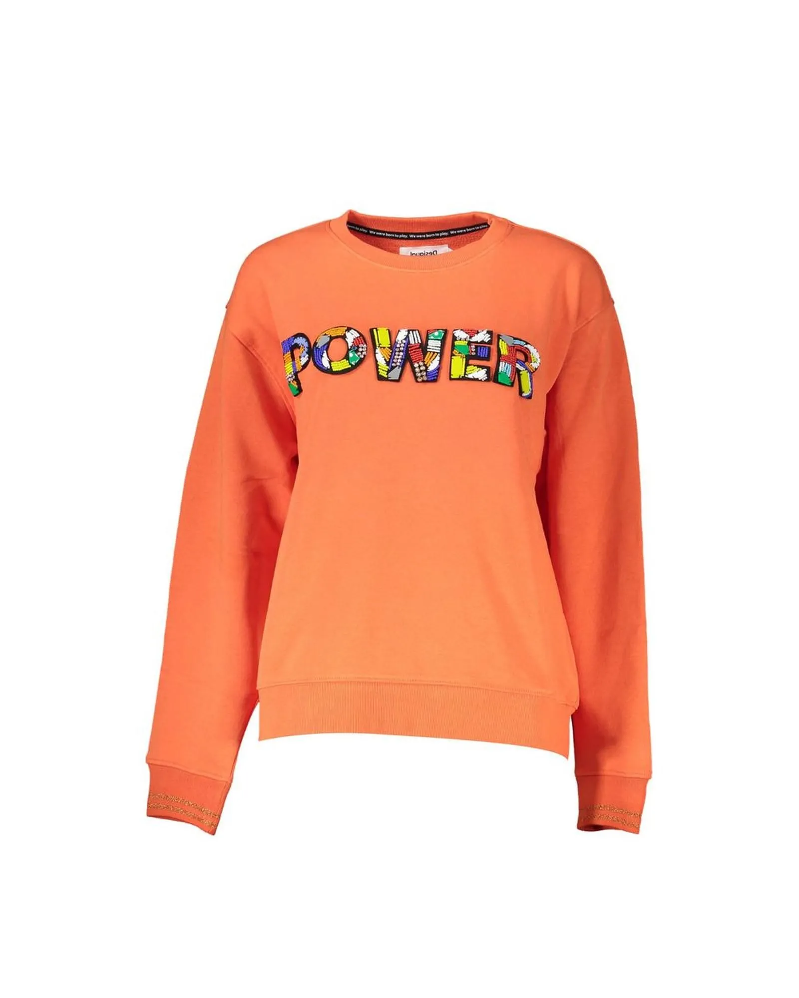 Power Sweatshirt Relaxed Fit- Orange Sweaters