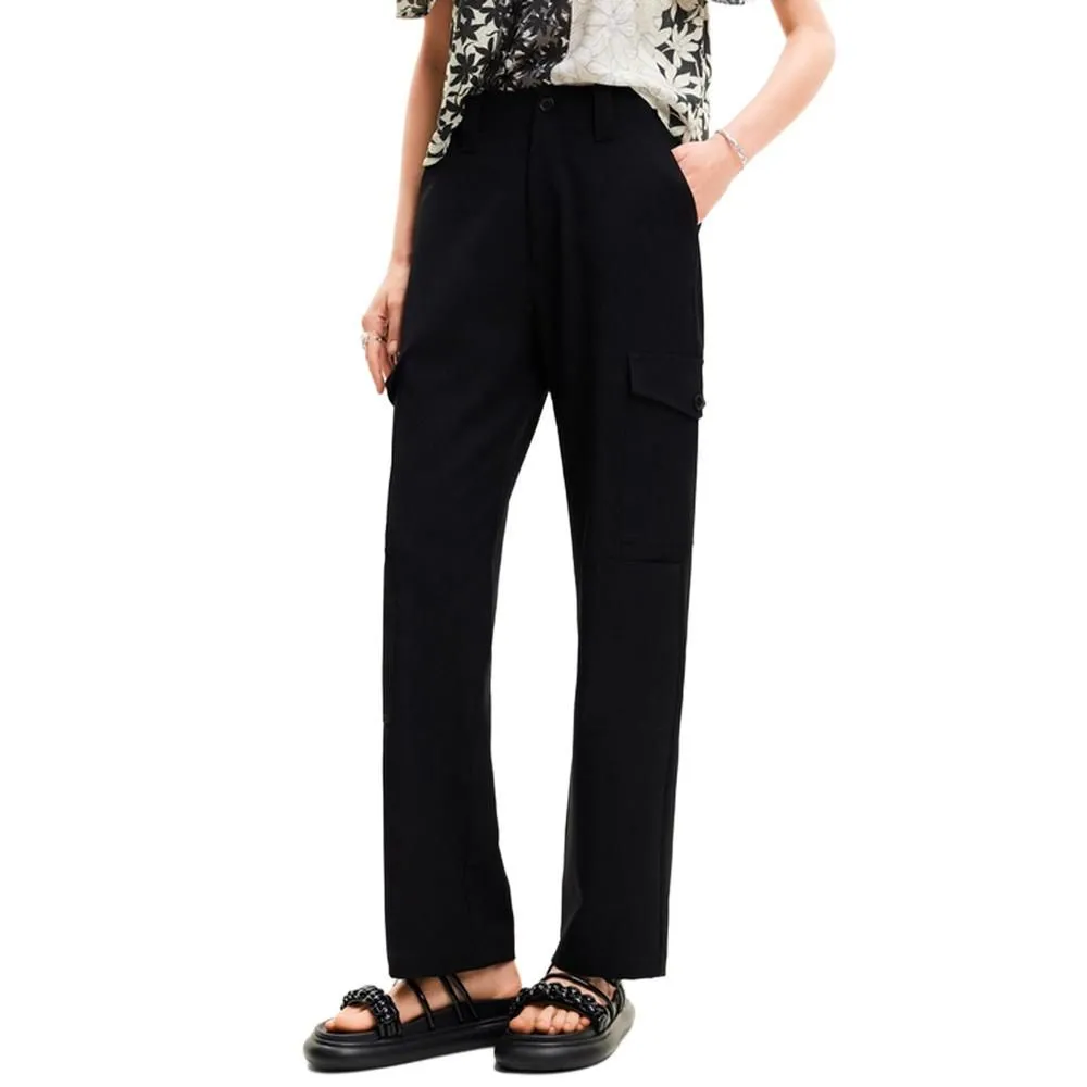 Cargo Pants Relaxed Fit- Black Jeans