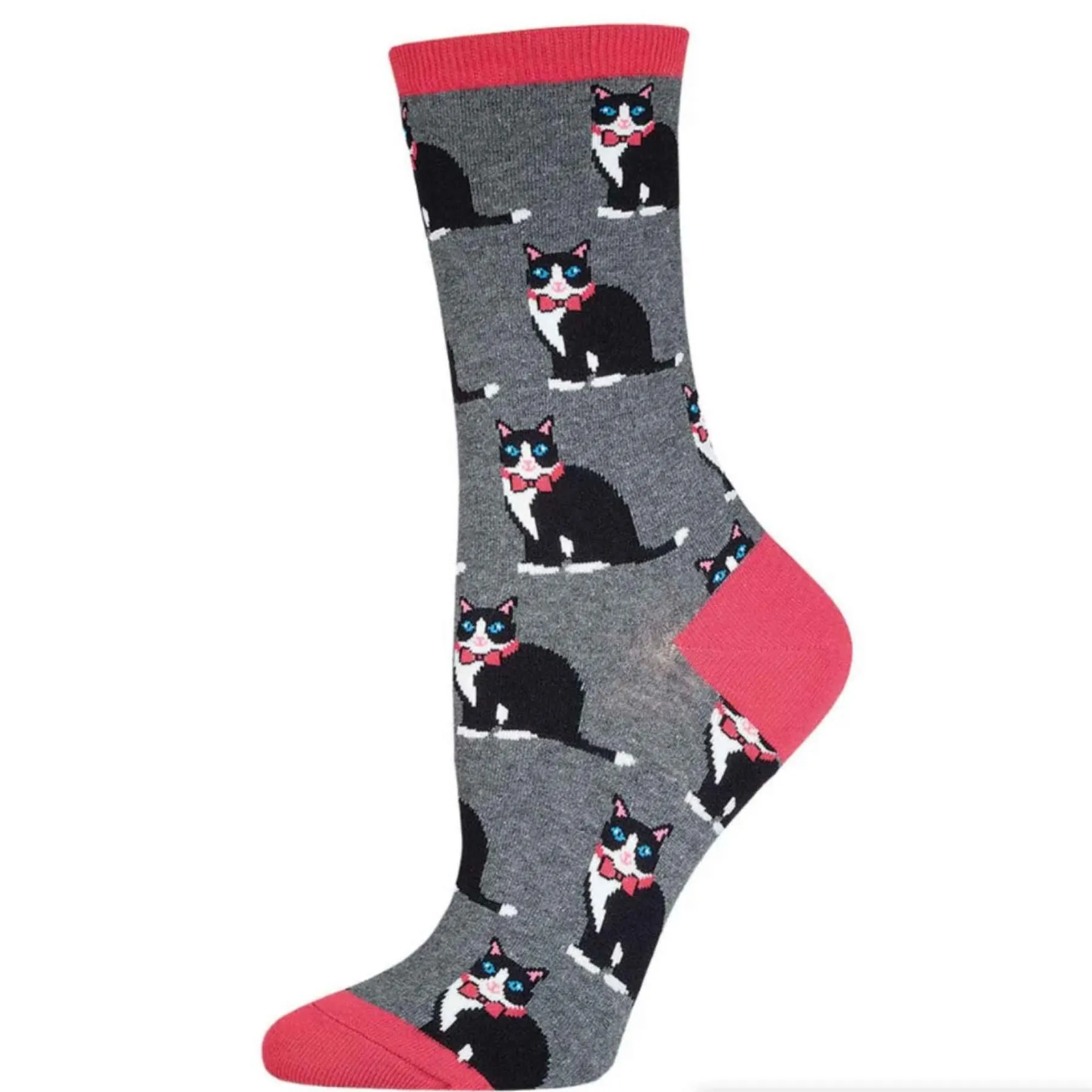 'Tuxedo Cats' Cats Design Socks Quality Cotton Mix Novelty Cat Lover Gift