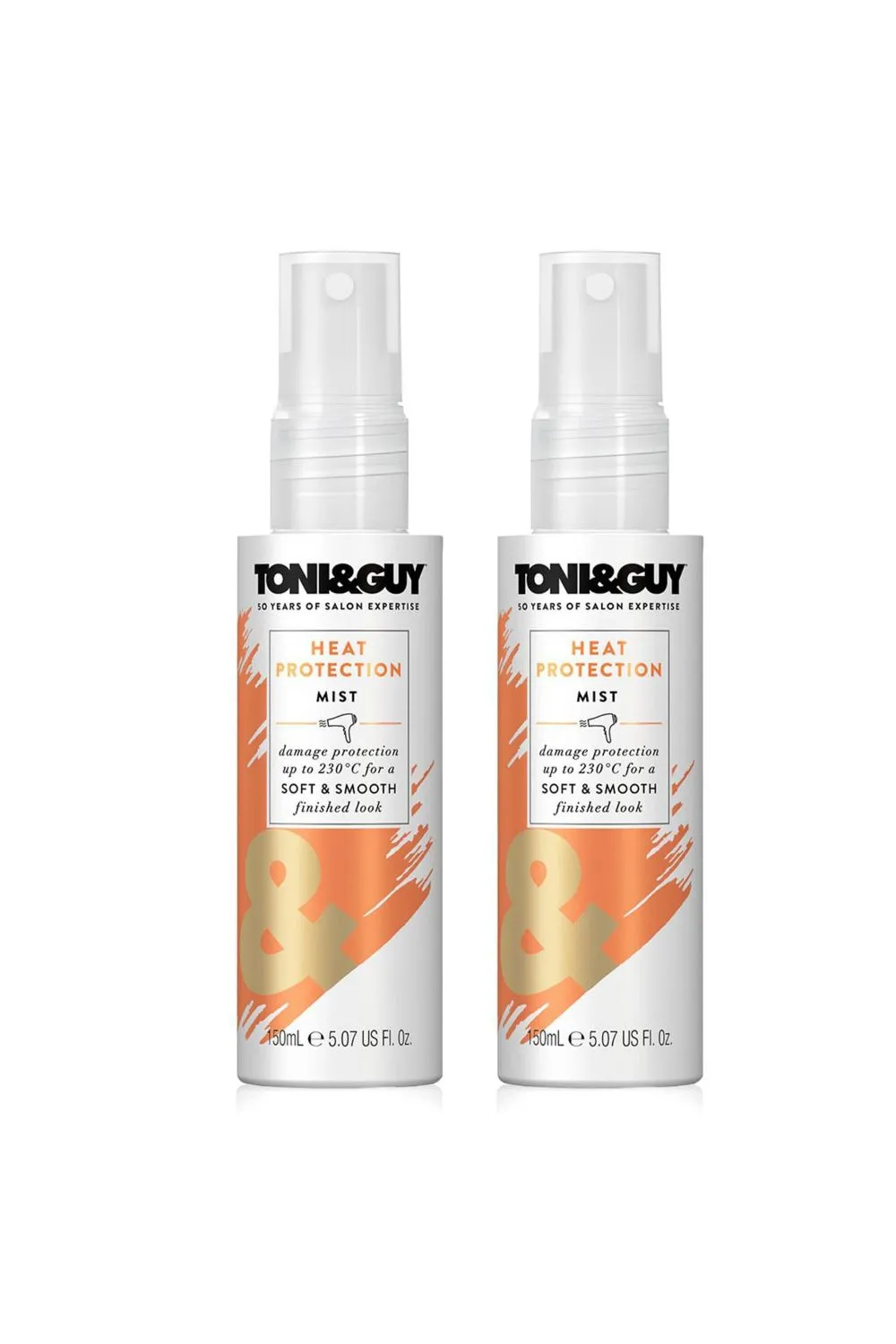 Heat Protection Mist Damage Control Hair 'Spray' 150ml, 2pk