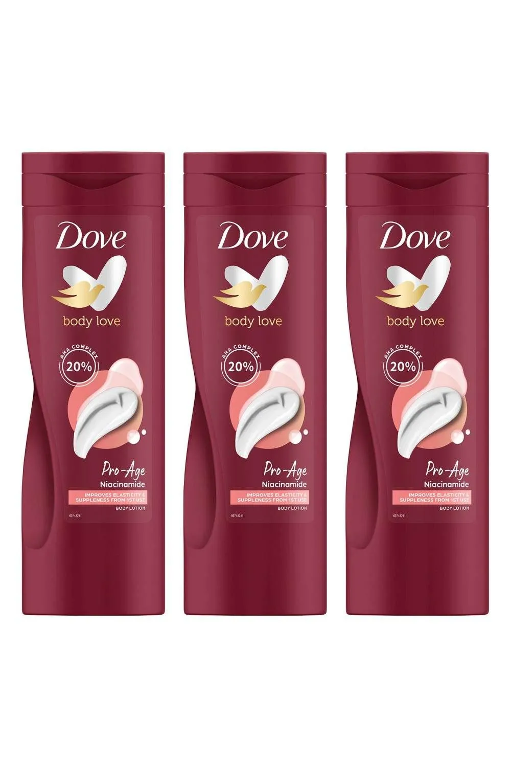 Pro Age 'Body Lotion' for Mature Skin 3x400ml