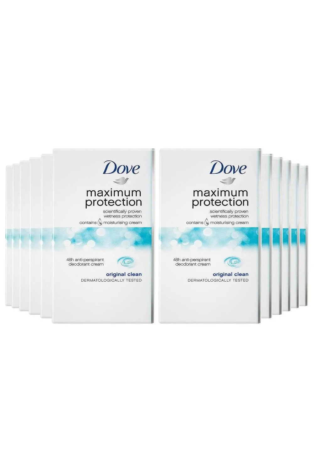 48H Maximum Protection 'Antiperspirant' Cream Stick, 12x 45ml