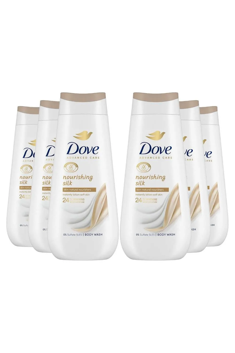 'Body Wash' Nourishing Silk 24H Renewing Micromoisture, 6x 225ml