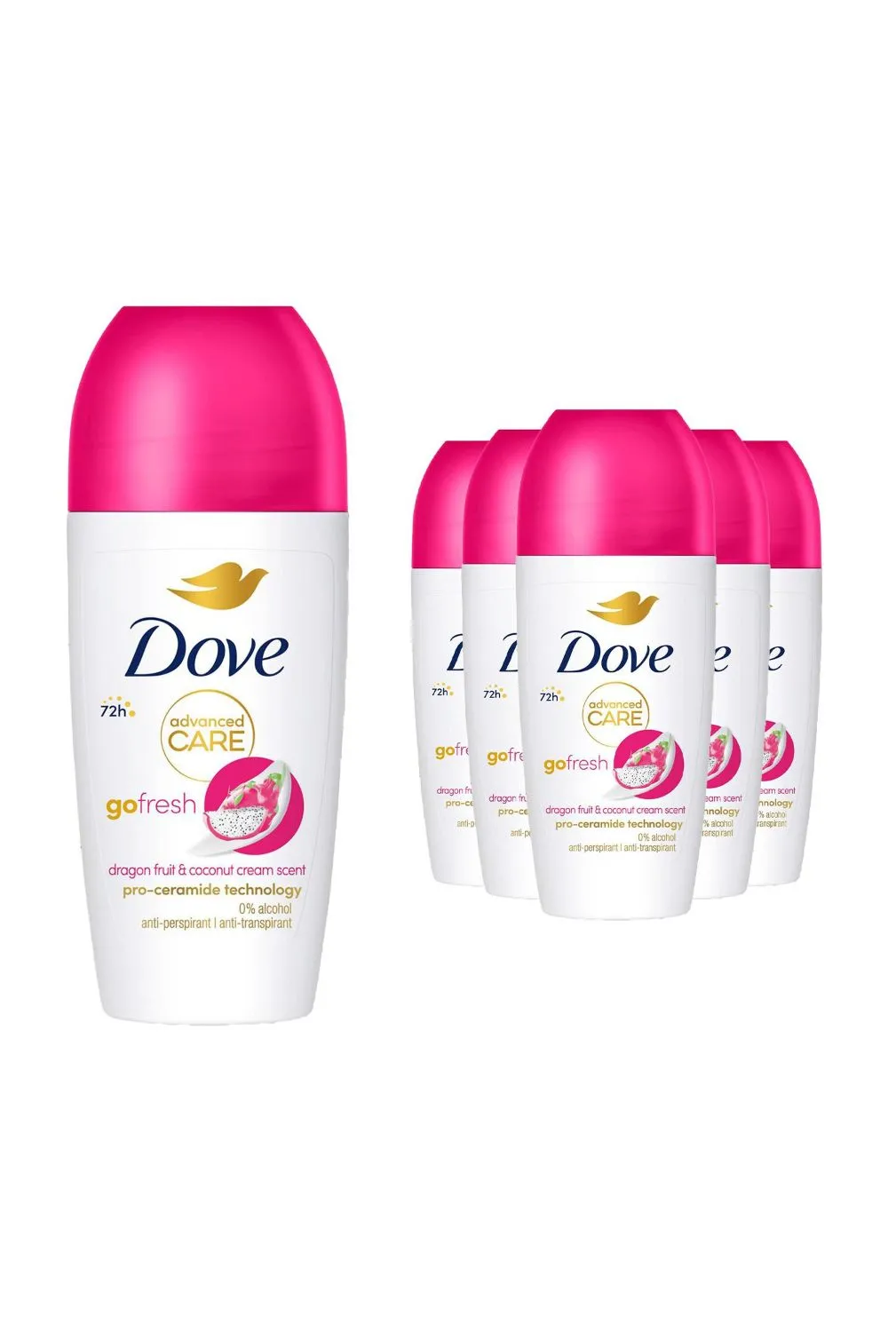 Advanced Care Go Fresh Women's 'Roll On' with 72H Protection 50ml, 6pk