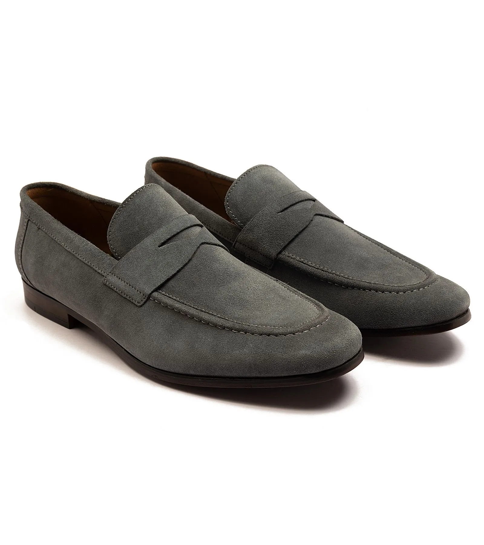 'HARLEY' Loafer Suede Leather Slip-On Loafer Shoes