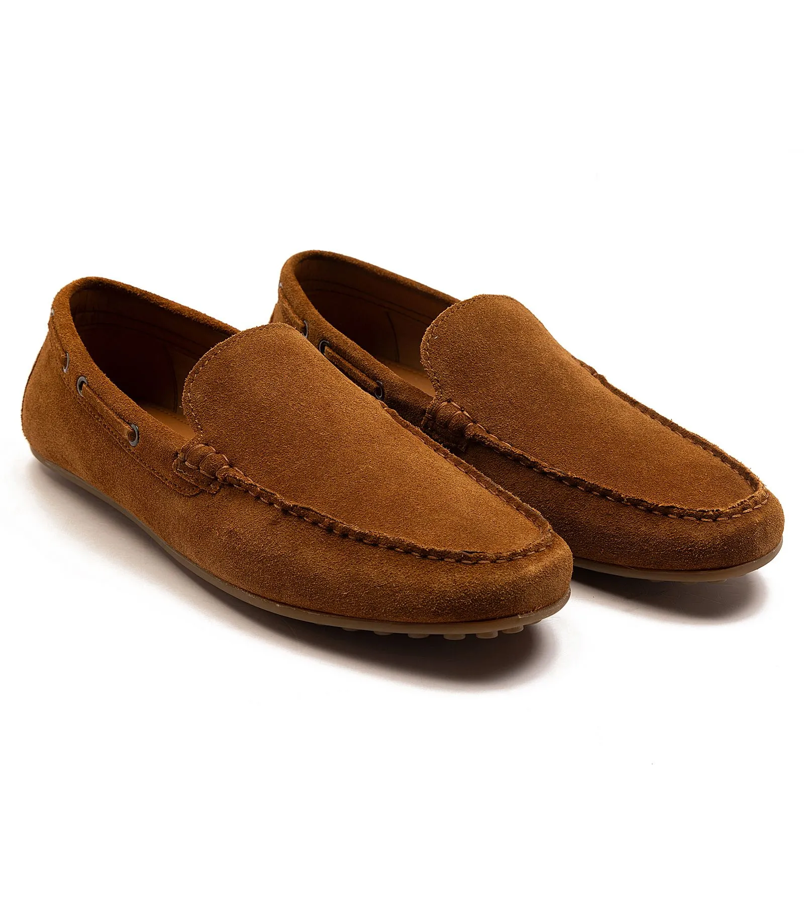 'DUVAL' Suede Leather Slip-on Casual Loafer Shoes