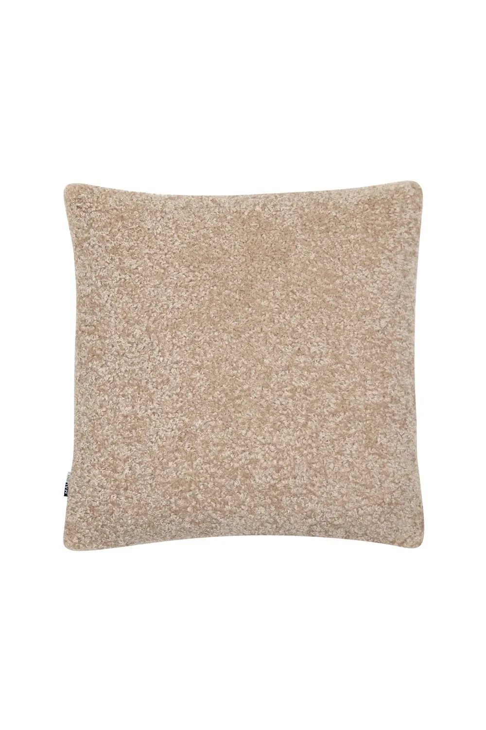 Textured Faux Fur Cushion Grey