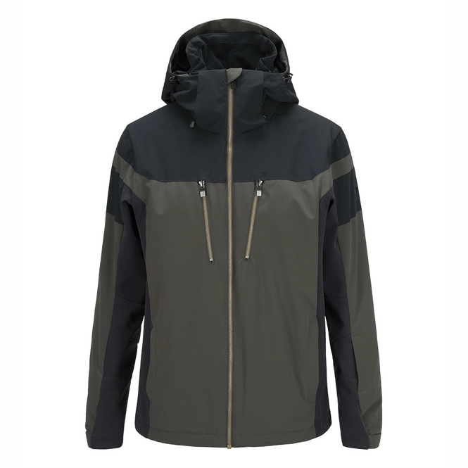 Ski Jacket Peak Performance Men Lanzo Black Olive