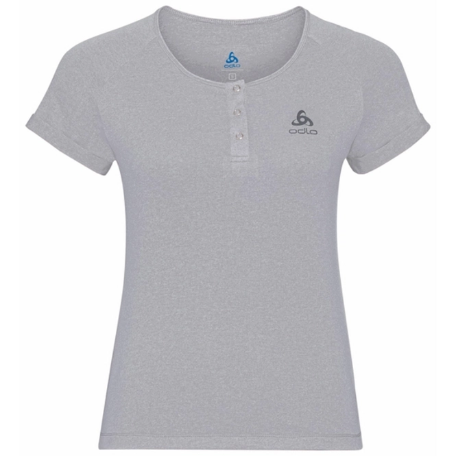 Cycling Shirt Odlo Women's Short Sleeve Crew Neck Element Grey Melange