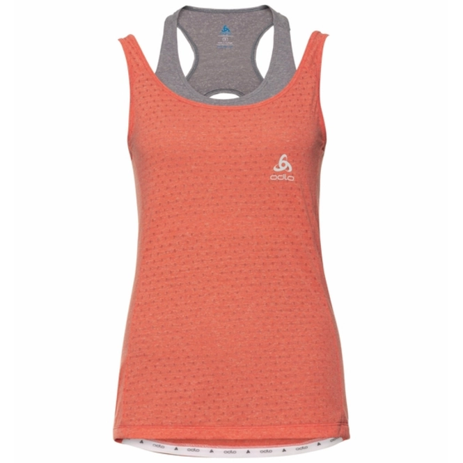 Cycling Shirt Odlo Women's Millennium Linencool Hot Coral