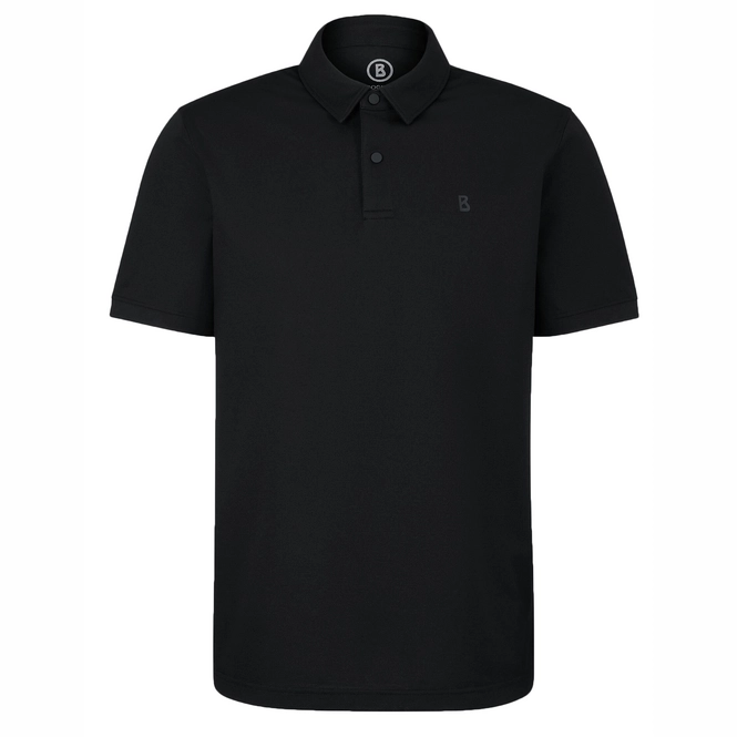 Polo Shirt Bogner Men Fire + Ice Timo-5F Black