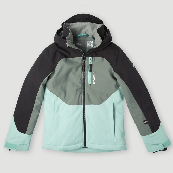 Ski Jacket O'Neill Girls Diamond Jacket Black Out Colour Block