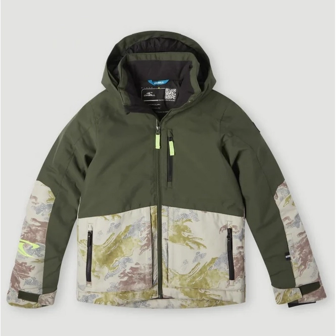 Ski Jacket O'Neill Boys Texture Jacket Light Camo