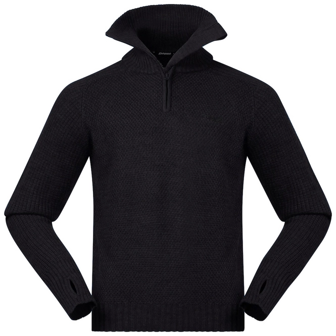 Sweatshirt Bergans Men Ulriken Jumper Black Mel