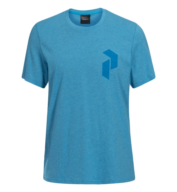 T-Shirt Peak Performance Men Track Tee Active Blue