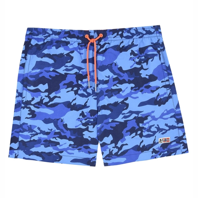 Swimming Trunks Napapijri Vail Fantasy Blue Camo
