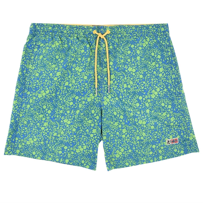 Swimming Trunks Napapijri Vail Fantasy Tropical Green