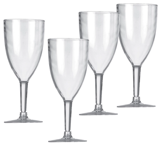 Travel Cups Vango Wine Glasses Clear (Set of 4)