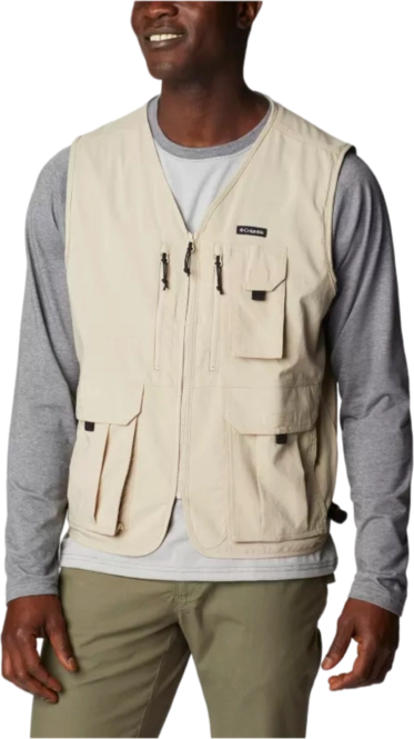 Vest Columbia Men Silver Ridge Utility Vest Ancient Fossil