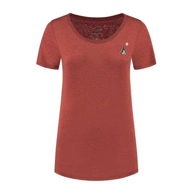 T-Shirt Blue Loop Women's Denimcel Tent Rust