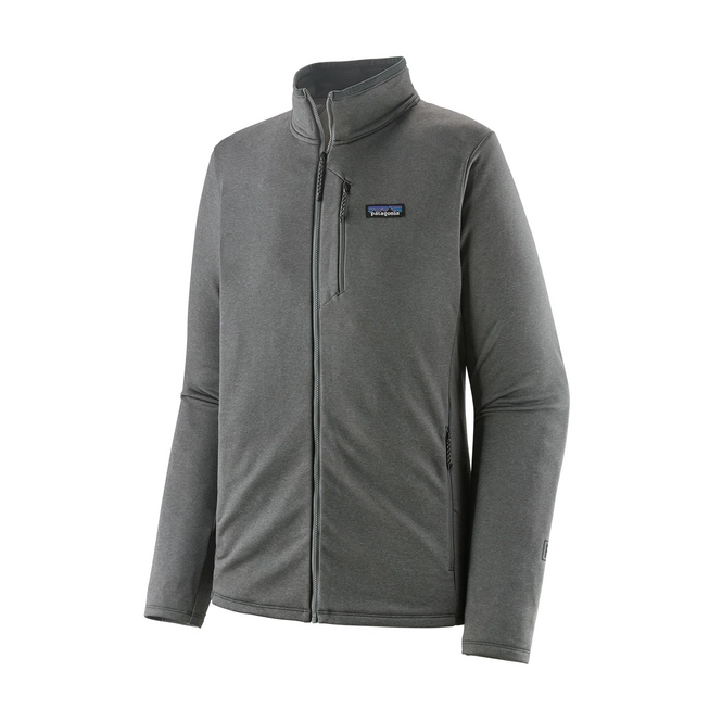 Zip Sweatshirt Patagonia Men R1 Daily Jacket Noble Grey Salt Grey X Dye