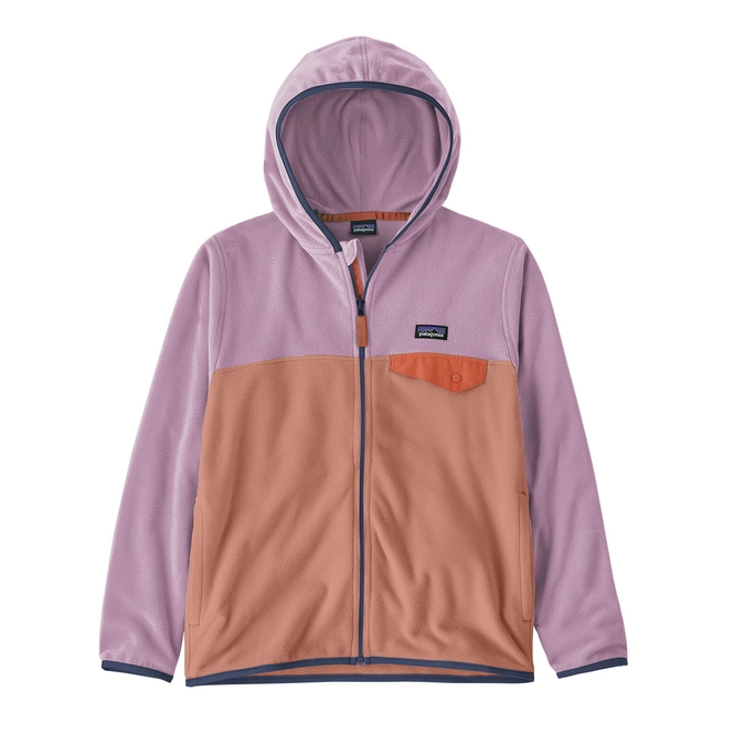 Zip Sweatshirt Patagonia Kids Micro D Snap T Jacket Sunfade Pink