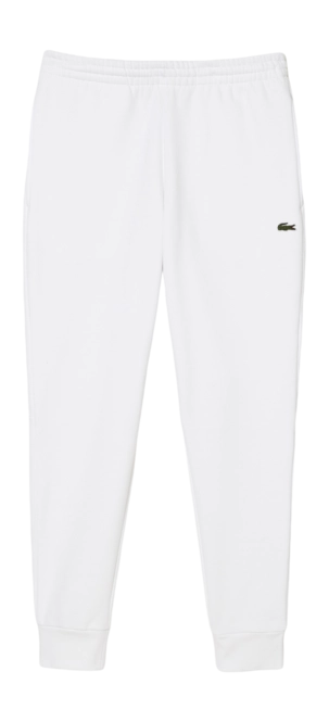 Tracksuit Bottoms Lacoste Men XH9624 Fleece White
