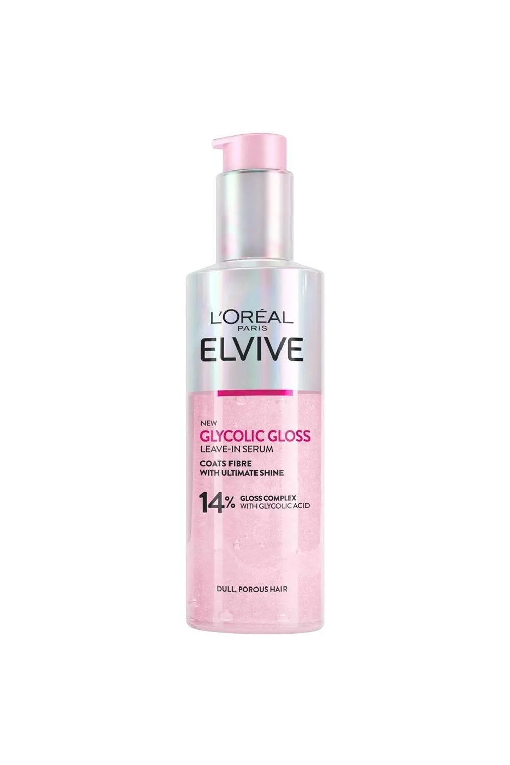 Elvive Glycolic Gloss Leave-In Serum for Dull Porous Hair
